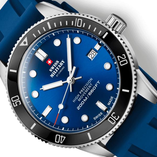 Ceas de mână pentru bărbați Swiss Military SM34088.08 Cuarț/ 41 mm photo 3
