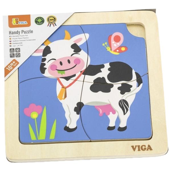 Puzzle VIGA Vaca 1.5+/ Numărul de piese: 4 photo 4 Puzzle VIGA Vaca 1.5+/ Numărul de piese: 4 photo 4