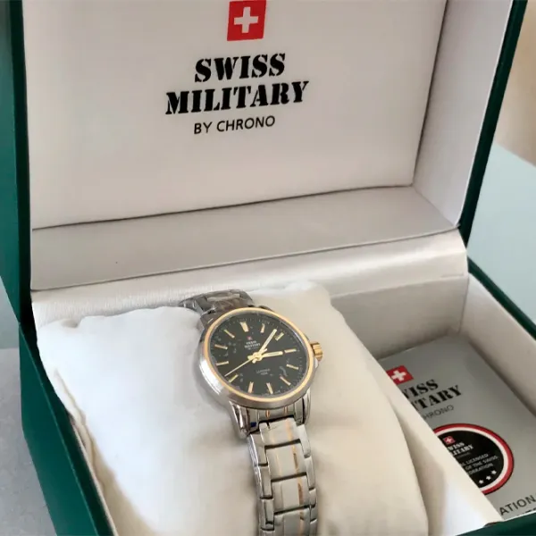 Ceas de mână pentru femei Swiss Military SM34040.12 Cuarț/ 28 mm photo 3