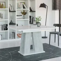 Masă de bucătărie extensibilă Prospero Mufo PAL/ White photo 3