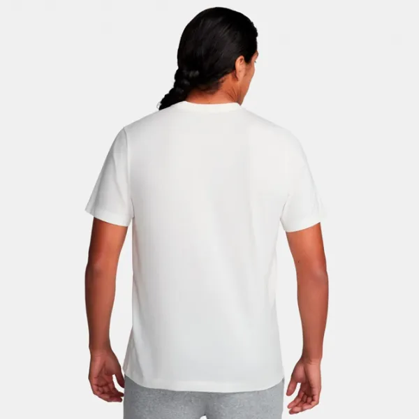 Tricou pentru bărbați Nike M Nsw Tee Club+ Lbr 100% bumbac/ White photo 2