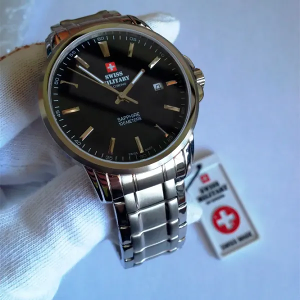 Ceas de mână pentru bărbați Swiss Military SM34039.01 Cuarț/ 40 mm photo 7