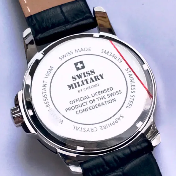 Ceas de mână pentru bărbați Swiss Military SM34039.06 Cuarț/ 40 mm photo 4 Ceas de mână pentru bărbați Swiss Military SM34039.06 Cuarț/ 40 mm photo 4