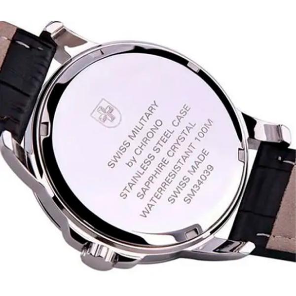 Ceas de mână pentru bărbați Swiss Military SM34039.08 Cuarț/ 40 mm photo 4 Ceas de mână pentru bărbați Swiss Military SM34039.08 Cuarț/ 40 mm photo 4