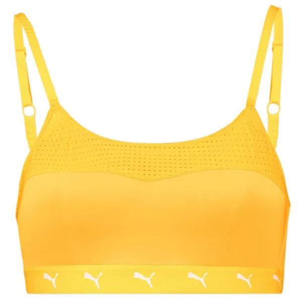 Бюстгальтер для женщин Puma Padded Sporty Top 1P XS/ Желтый photo 2 Бюстгальтер для женщин Puma Padded Sporty Top 1P XS/ Желтый photo 2