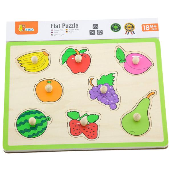 Puzzle VIGA Fructe 1.5+/ Numărul de piese: 8 photo 2
