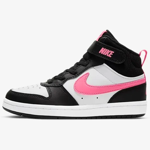 Кеды для девочек Nike Court Borough Mid 2 Ps Черный photo 2