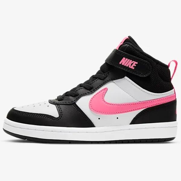Кеды для девочек Nike Court Borough Mid 2 Ps Черный photo 2