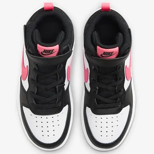 Кеды для девочек Nike Court Borough Mid 2 Ps Черный photo 4