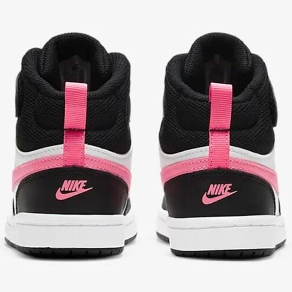 Кеды для девочек Nike Court Borough Mid 2 Ps Черный photo 5