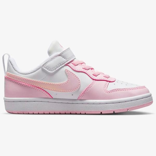 Кеды для девочек Nike Court Borough Low Recraft (Ps) Белый photo 3