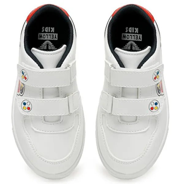 Adidași pentru băieți Yellow kids 3F GIOCO 3PR Primăvară - vară/ White photo 4 Adidași pentru băieți Yellow kids 3F GIOCO 3PR Primăvară - vară/ White photo 4