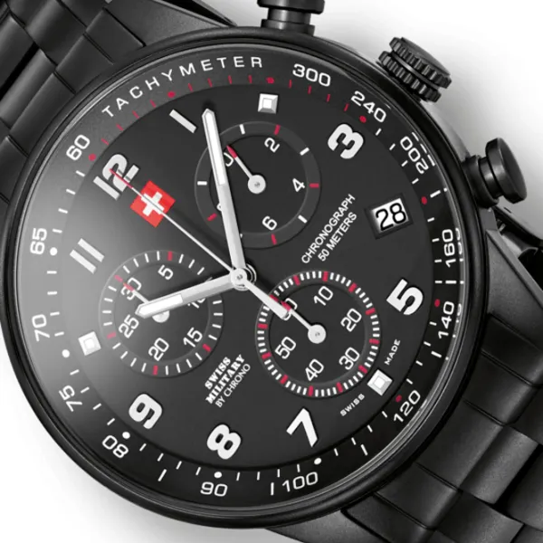 Ceas de mână pentru bărbați Swiss Military SM34012.04 Cuarț/ 41 mm photo 4 Ceas de mână pentru bărbați Swiss Military SM34012.04 Cuarț/ 41 mm photo 4