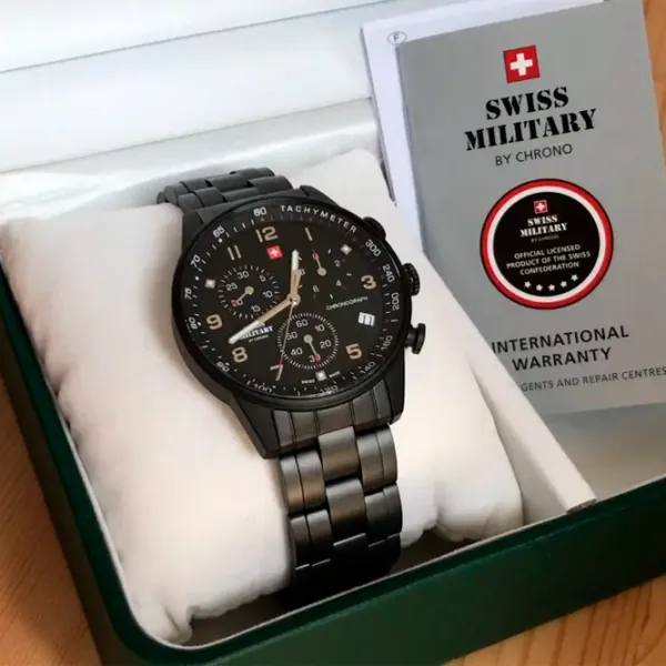 Ceas de mână pentru bărbați Swiss Military SM34012.04 Cuarț/ 41 mm photo 5 Ceas de mână pentru bărbați Swiss Military SM34012.04 Cuarț/ 41 mm photo 5