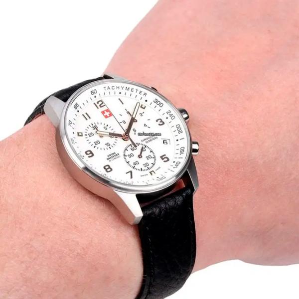 Ceas de mână pentru bărbați Swiss Military SM34012.06 Cuarț/ 41 mm photo 4