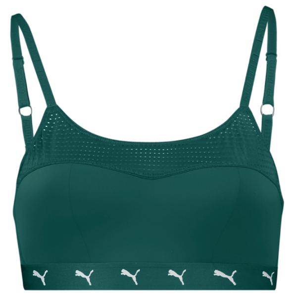 Бюстгальтер для женщин Puma Padded Sporty Top 1P XS/ Зелёный/ На ремнях photo 2 Бюстгальтер для женщин Puma Padded Sporty Top 1P XS/ Зелёный/ На ремнях photo 2