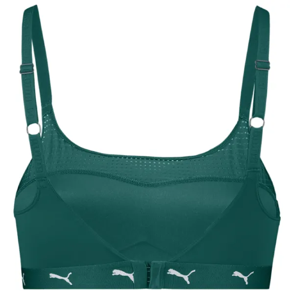 Бюстгальтер для женщин Puma Padded Sporty Top 1P XS/ Зелёный/ На ремнях photo 4 Бюстгальтер для женщин Puma Padded Sporty Top 1P XS/ Зелёный/ На ремнях photo 4