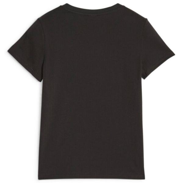 Tricou pentru fete Puma Classics Sweater Wthr Logo Tee G 134 - 140 cm / Black photo 2