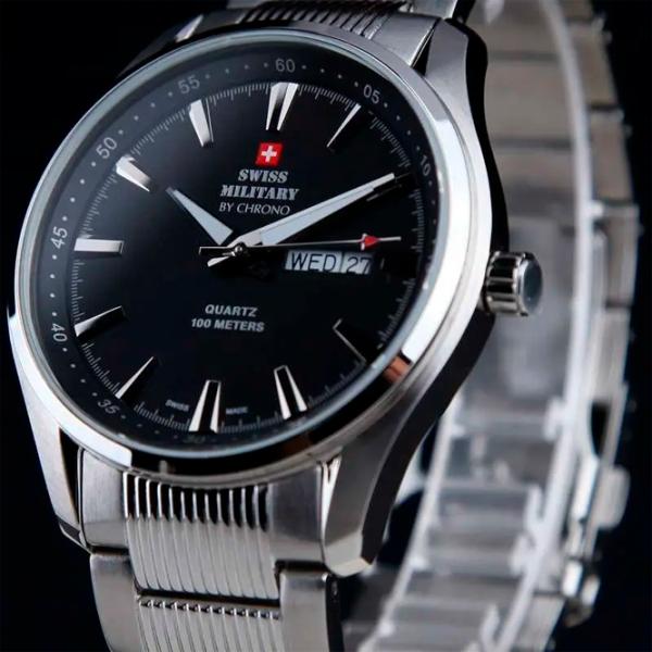 Ceas de mână pentru bărbați Swiss Military SM34027.01 Cuarț/ 44 mm photo 2 Ceas de mână pentru bărbați Swiss Military SM34027.01 Cuarț/ 44 mm photo 2