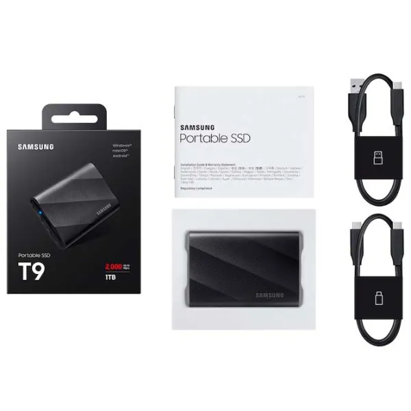 SSD Samsung T9 1 TB Black photo 4