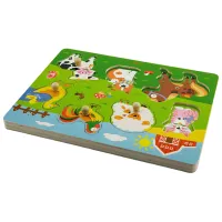 Puzzle VIGA Animalele de la fermă 1.5+/ Numărul de piese: 7 photo 4