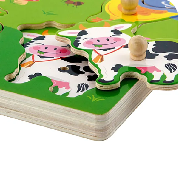 Puzzle VIGA Животные на ферме 1.5+/ Количество деталей: 7 photo 5