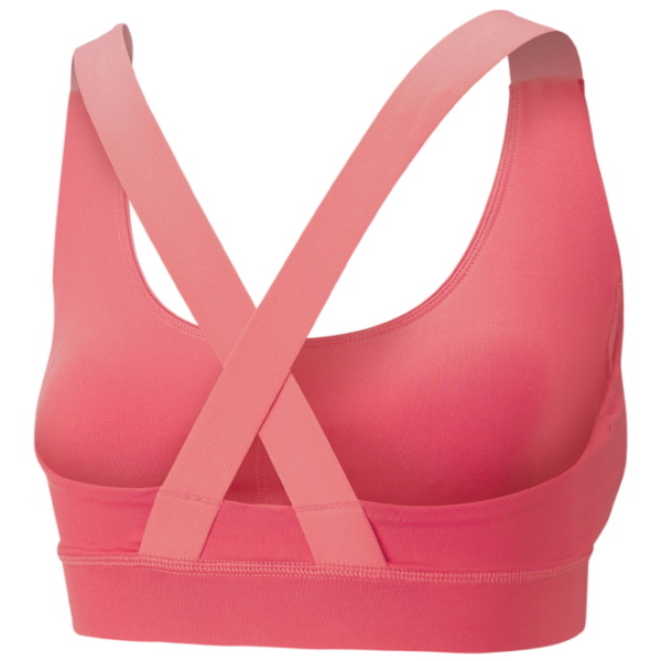 Bustieră pentru femei Puma Mid Impact Pink photo 2