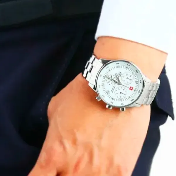 Ceas de mână unisex Swiss Military SM34005.02 Cuarț/ 36 mm photo 2
