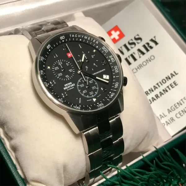 Ceas de mână pentru bărbați Swiss Military SM34012.01 Cuarț/ 41 mm photo 2 Ceas de mână pentru bărbați Swiss Military SM34012.01 Cuarț/ 41 mm photo 2