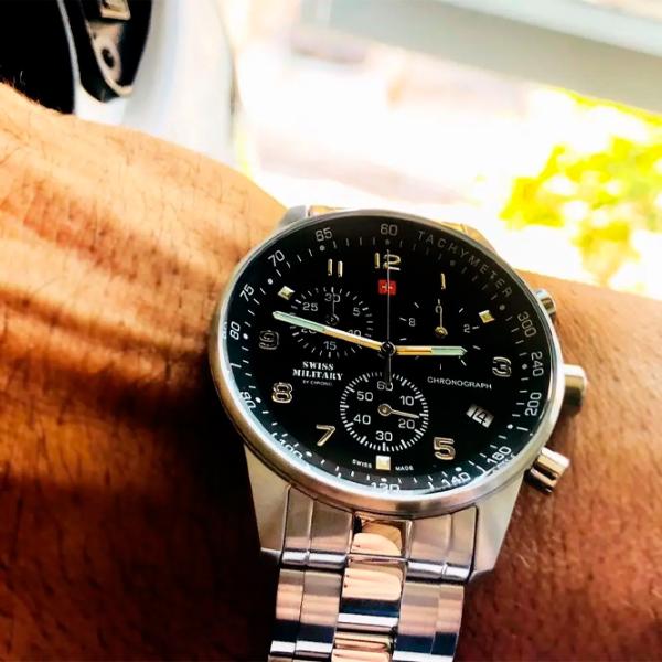 Ceas de mână pentru bărbați Swiss Military SM34012.01 Cuarț/ 41 mm photo 6 Ceas de mână pentru bărbați Swiss Military SM34012.01 Cuarț/ 41 mm photo 6