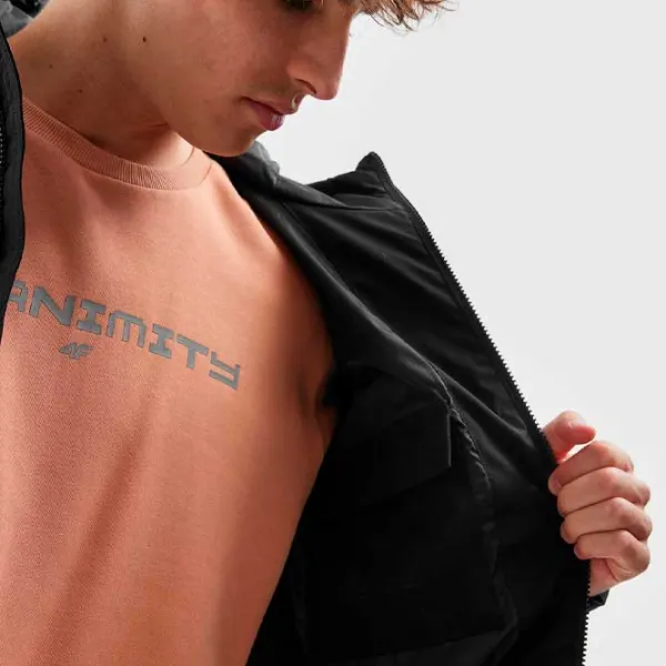 Ветровка для мужчин 4F 4FRAW23TDJAM299-20S Осень - Зима/ Черный photo 5 Ветровка для мужчин 4F 4FRAW23TDJAM299-20S Осень - Зима/ Черный photo 5