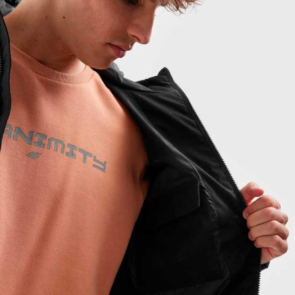 Ветровка для мужчин 4F 4FRAW23TDJAM299-20S Осень - Зима/ Черный photo 5 Ветровка для мужчин 4F 4FRAW23TDJAM299-20S Осень - Зима/ Черный photo 5