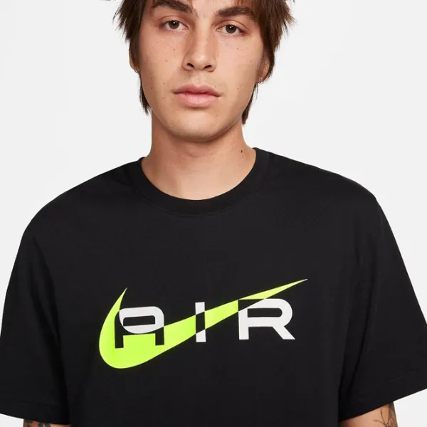 Футболка для мужчин Nike M Nsw Sw Air Graphic Tee 100% хлопок/ Черный photo 3