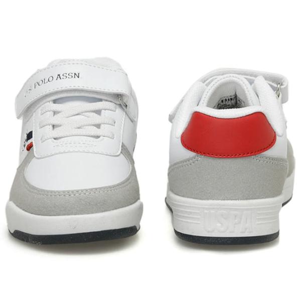 Adidași pentru băieți U.S. Polo Assn. 3W CLINE 3PR Primăvară - vară/ White photo 5