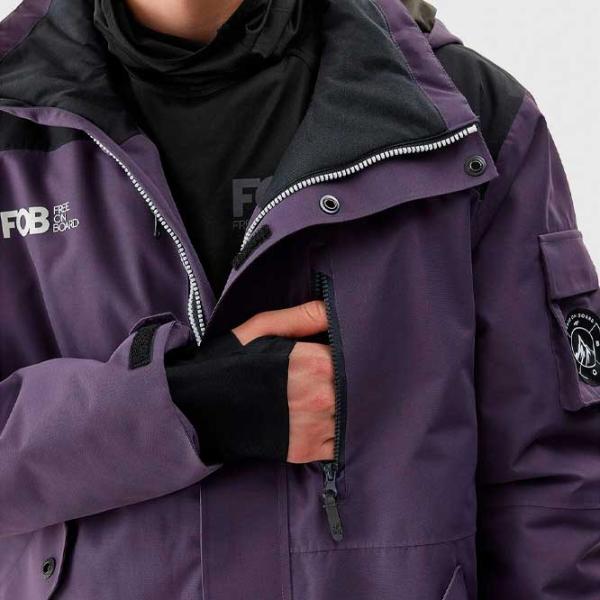 Jachetă pentru bărbați 4F 4FAW23TTJAM288-60S Toamnă - iarnă/ Violet photo 3 Jachetă pentru bărbați 4F 4FAW23TTJAM288-60S Toamnă - iarnă/ Violet photo 3