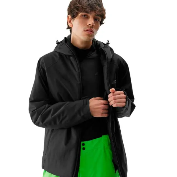 Ветровка для мужчин 4F 4FAW23TTJAM305-20S Осень - Зима/ Черный photo 5 Ветровка для мужчин 4F 4FAW23TTJAM305-20S Осень - Зима/ Черный photo 5