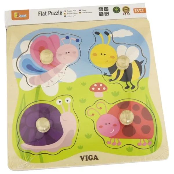 Puzzle VIGA Insecte 1.5+/ Numărul de piese: 4 photo 2