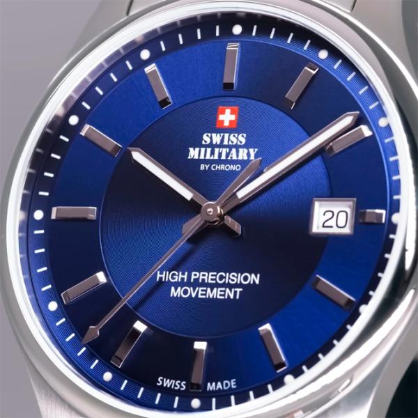 Ceas de mână pentru bărbați Swiss Military SM30200.03 Cuarț/ 39 mm photo 3