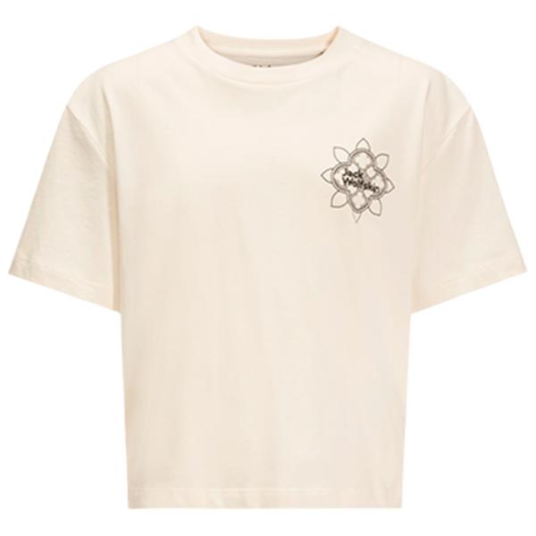 Tricou pentru fete Jack Wolfskin Teen Mosaic T G 134 - 140 cm / Beige photo 2