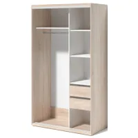 Dulap Coupe Fabrik Home 10926121 120 x 60 x 216 / PAL / Stejar Sonoma photo 4