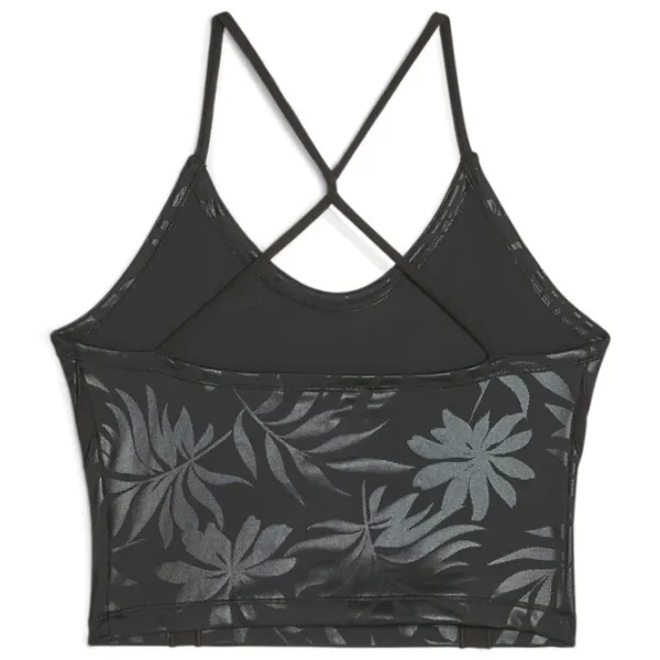Bustieră pentru femei Puma Studio Ultrabare Aop Crop Top Black photo 2 Bustieră pentru femei Puma Studio Ultrabare Aop Crop Top Black photo 2