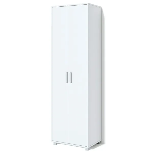 Dulap Linear Fabrik Home Modul №2 60 x 42.5 x 200 / PAL / Frasin alb photo 2