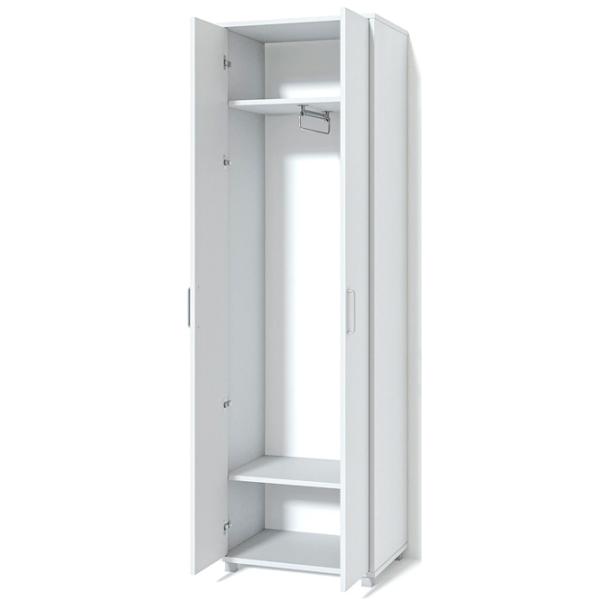 Dulap Linear Fabrik Home Modul №2 60 x 42.5 x 200 / PAL / Frasin alb photo 3