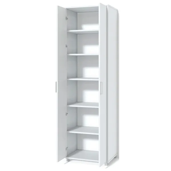 Dulap Linear Fabrik Home Modul №3 60 x 42.5 x 200 / PAL / Frasin alb photo 4 Dulap Linear Fabrik Home Modul №3 60 x 42.5 x 200 / PAL / Frasin alb photo 4