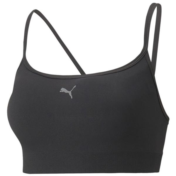 Bustieră pentru femei Puma Low Impact Studio Seamless Bra Black photo 2 Bustieră pentru femei Puma Low Impact Studio Seamless Bra Black photo 2
