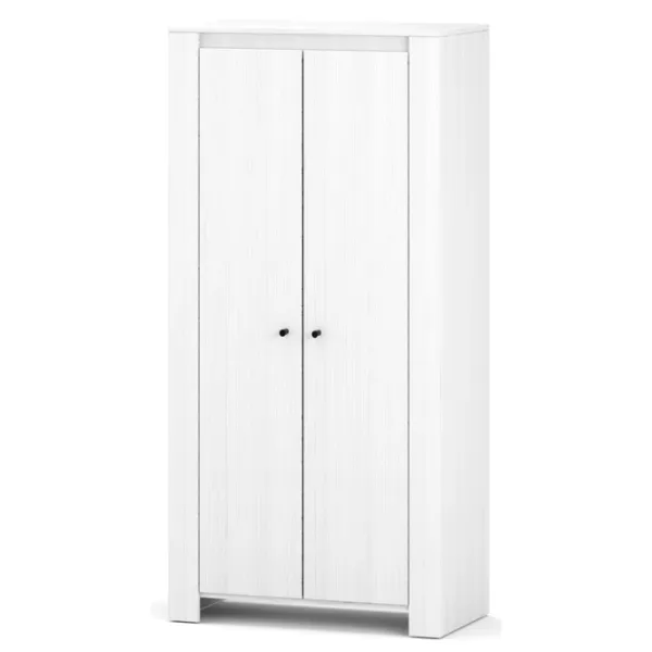 Dulap Linear Fabrik Home Belford 95 x 50.6 x 197 / PAL / Frasin alb photo 2 Dulap Linear Fabrik Home Belford 95 x 50.6 x 197 / PAL / Frasin alb photo 2