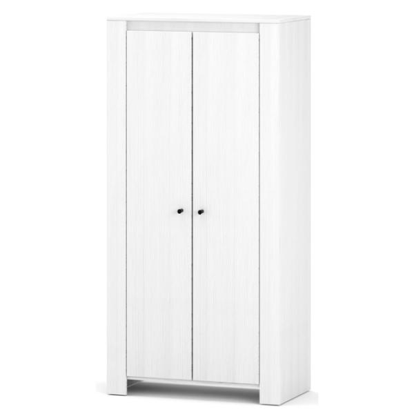 Dulap Linear Fabrik Home Belford 95 x 50.6 x 197 / PAL / Frasin alb photo 2 Dulap Linear Fabrik Home Belford 95 x 50.6 x 197 / PAL / Frasin alb photo 2