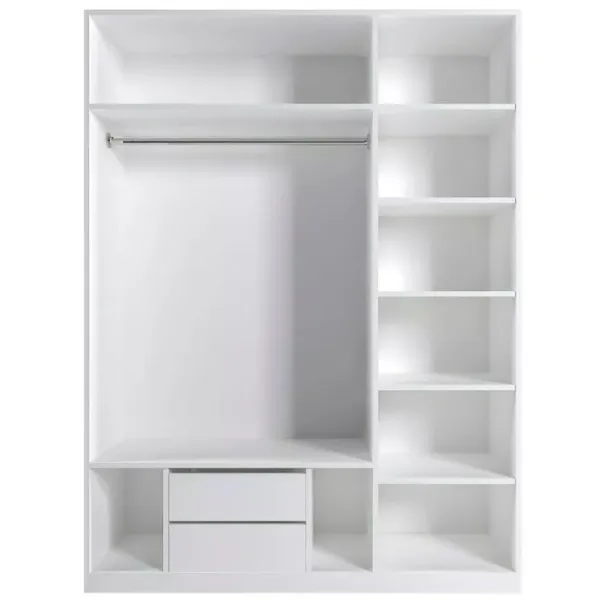 Шкаф Линейный Fabrik Home Mezzo 150 x 50см x 200 / ЛДСП / Белый ясень photo 2