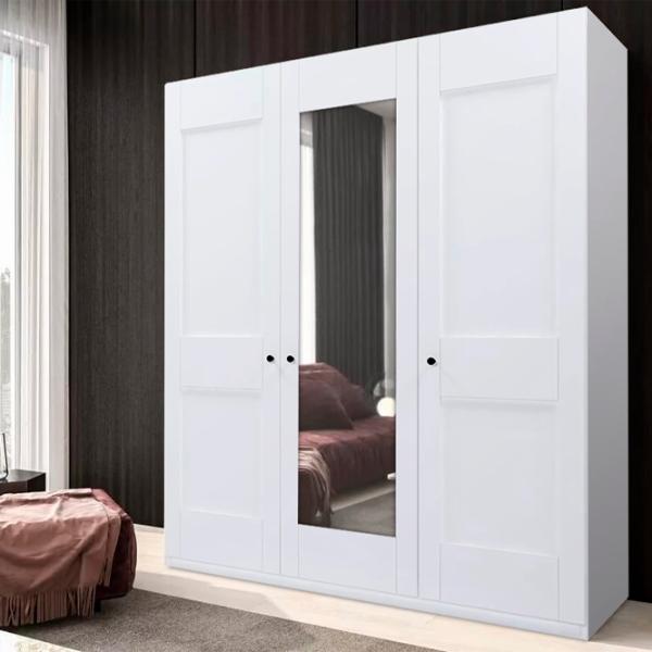 Шкаф Линейный Fabrik Home Mezzo 150 x 50см x 200 / ЛДСП / Белый ясень photo 3