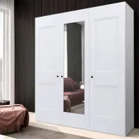 Dulap Linear Fabrik Home Mezzo 150 x 50 x 200 / PAL / Frasin alb photo 3